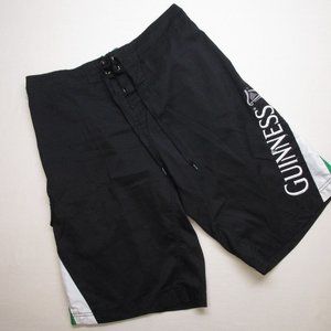 Guinness Official Merchandise Mens Lined Bathing Suit Lightweight Board Shorts L
